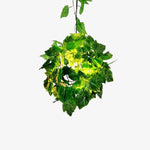 Cargar imagen en el visor de la Galería, Lámpara colgante inspirada en la naturaleza Boltvein - Diseño de fusión botánico-industrial para decoración interior moderna U24