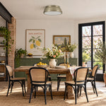Charger l'image dans la visionneuse de galerie, Metal Flush Mount Ceiling Fixture with Frosted Diffuser
