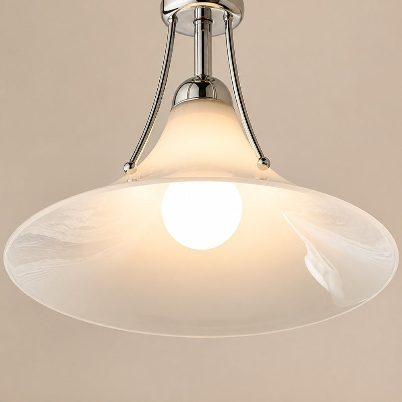 Kallera Magnolia Ceiling Light – Gradient Design Lampshade for Bedroom and Hallway