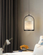 Bild in Gallery-Viewer laden, Cortland Alabaster-Pendelleuchte
