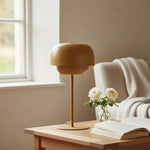 Load image into Gallery viewer, Clinco Colorful Metal Mushroom Table Lamp – Modern Artistic Lighting for Home Decor
