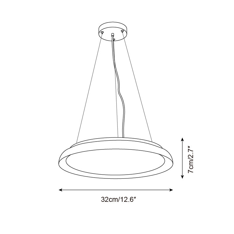 Lampe suspendue en travertin Piedra