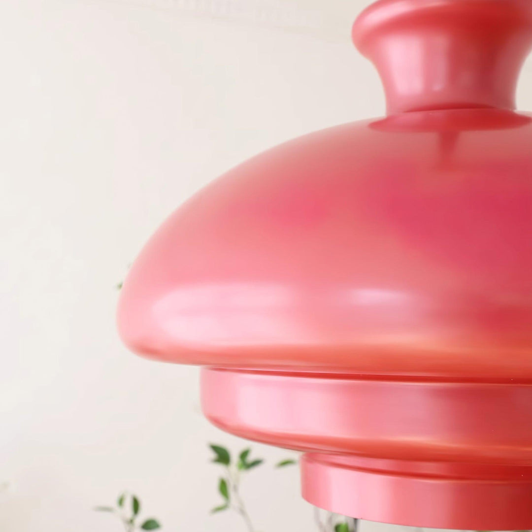 Lampe suspendue en verre sculptural Cirren - Luminaire décoratif moderne pour espaces de vie