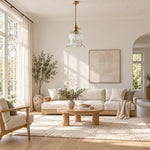 Charger l'image dans la visionneuse de galerie, 透明褶皱灯罩吊灯-远景-关灯