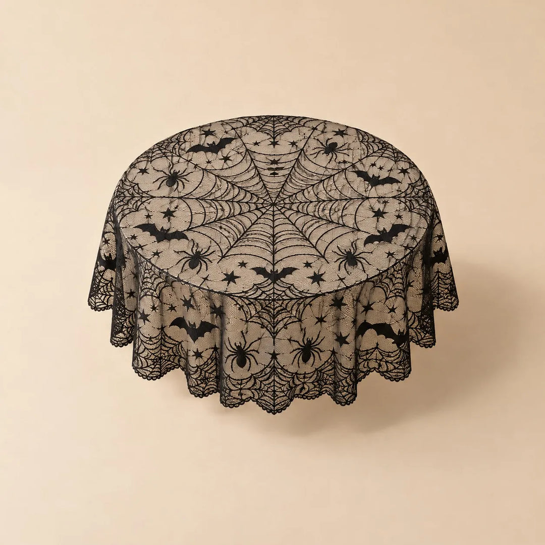 SKU 09-万圣节小圆桌布75cm