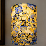 Load image into Gallery viewer, Liberty-Style Fabric Shade Ceramic Table Lamp for Bedside Ambient Lighting
