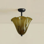 Bild in der Galerieansicht laden, Bellina Modern Sleek Decorative Glass Shade Design Ceiling Light for Living Room, Bedroom and Dining Areas
