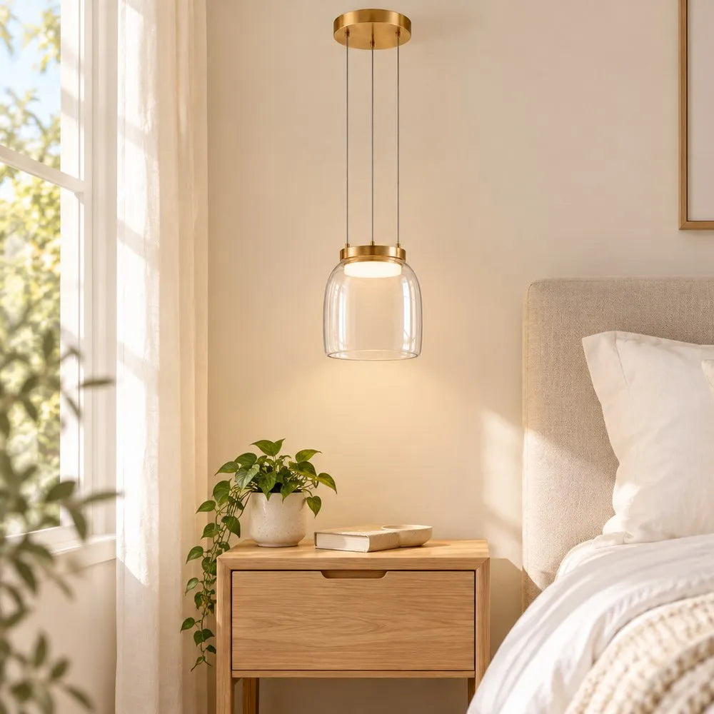 Modern Glass Pendant Light