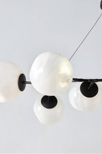 Load image into Gallery viewer, Pawrior Multi-head Organic Glass Spherical Chandelier - Modern Cloud Design Branch Light
