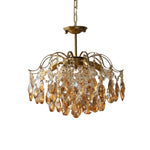 Load image into Gallery viewer, Vintage Sumptuous Teardrop Crystal Chandelier
