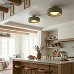 Load image into Gallery viewer, Cerova Contemporary Porcelain Flush Mount Ceiling Light – Soft Ambient Illumination for Hallways and Offices