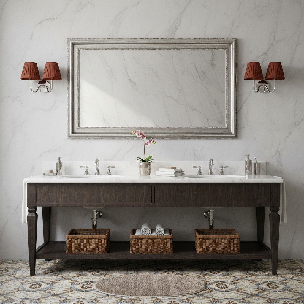 Aplique de pared Luvora con pantalla de tela y pantalla de tambor - Aplique plisado clásico