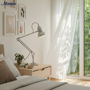 Lámpara de Escritorio Ajustable Modryx - Metal Industrial Antiguo para Oficina y Dormitorio