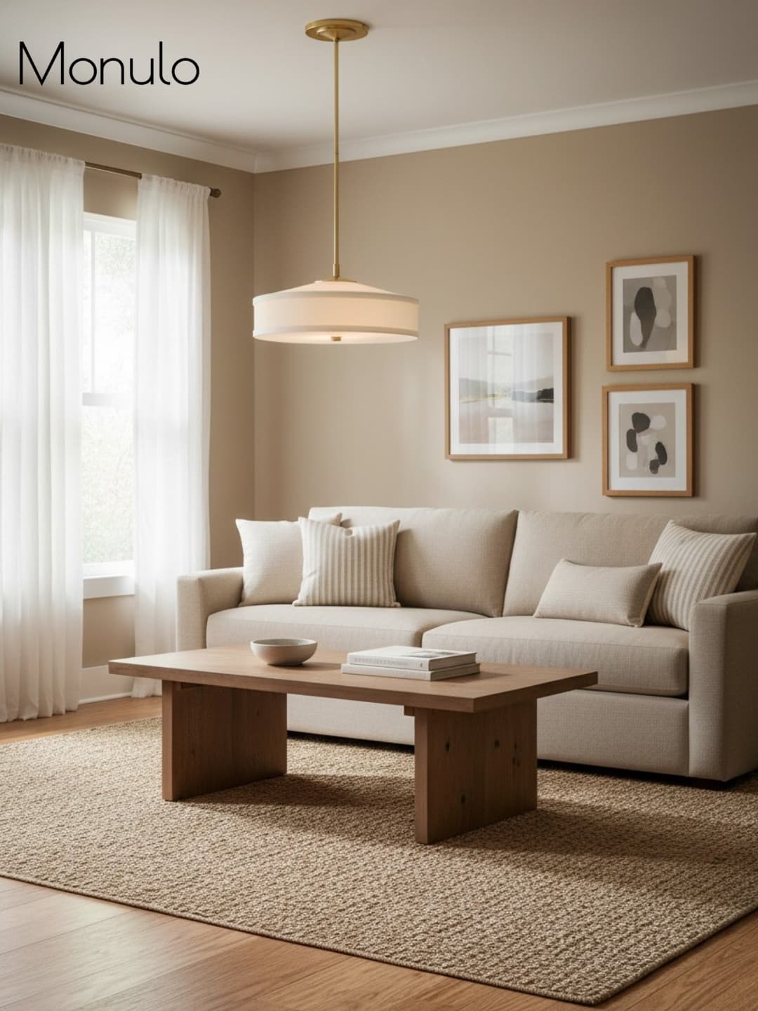 Fabric Shade Pendant Light – Textile Drum Pendant with Modern Design