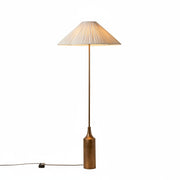 Luminella Contemporary Linen Shade Bronze Floor Lamp – Bedroom & Living Area Lighting