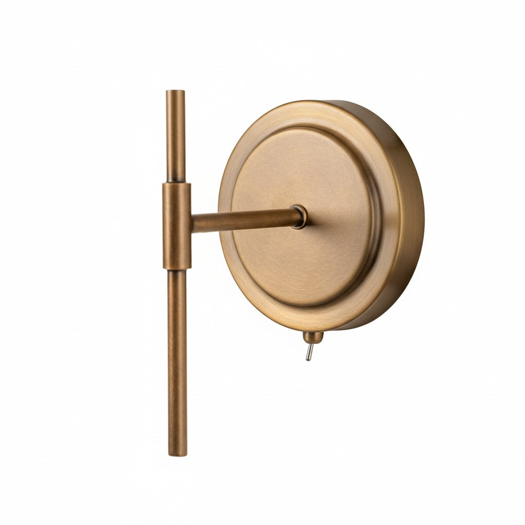 Applique murale Luminella Elegant Bronze et Lin – Design classique pour chambre et couloir