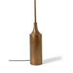 Load image into Gallery viewer, Luminella Contemporary Linen Shade Bronze Floor Lamp – Bedroom &amp; Living Area Lighting
