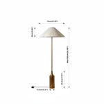 Load image into Gallery viewer, Luminella Contemporary Linen Shade Bronze Floor Lamp – Bedroom &amp; Living Area Lighting
