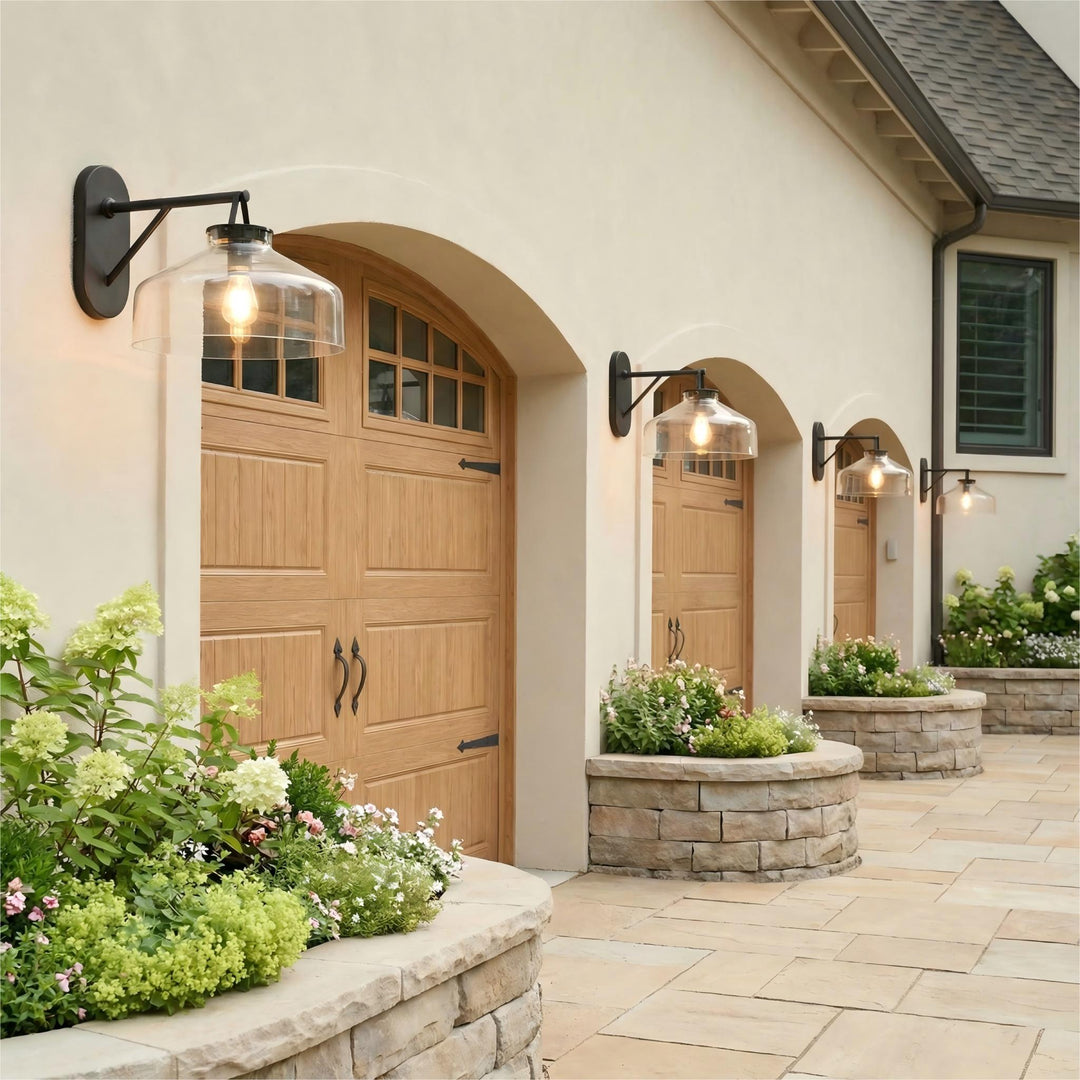 Applique d'extérieur moderne Hanton – Applique murale d'extérieur moderne et industrielle 