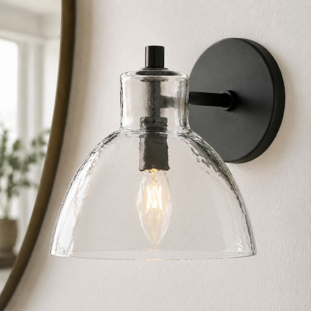 Glavira Recycelte Glas Wandlampe - Modernes Badezimmer Waschtischlicht