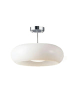 Load image into Gallery viewer, Retro Brass Bauhaus Glass Disc Ceiling Lamp
