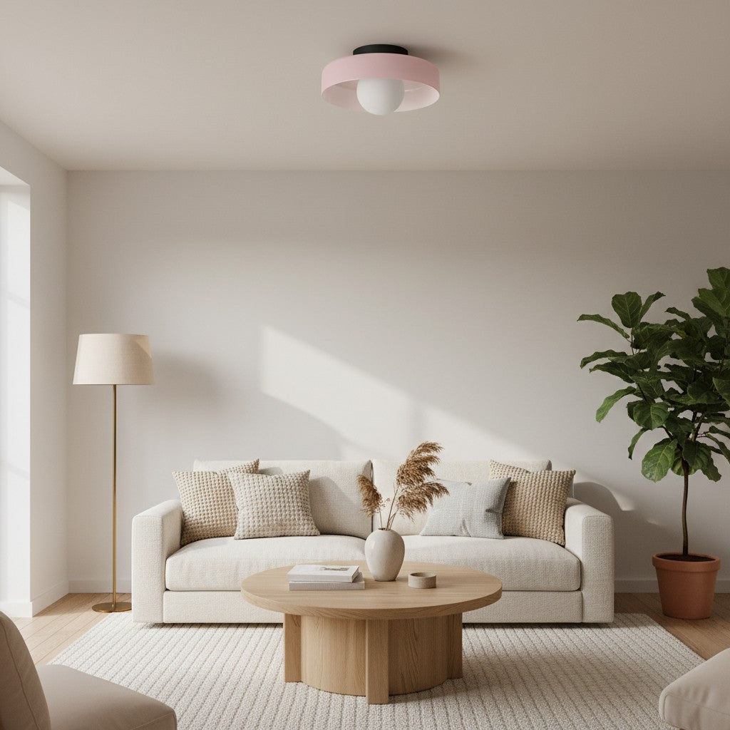 Verdoma Morandic Scheiben-Orb Wand- und Deckenlampe für moderne Innenräume