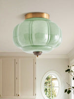 Load image into Gallery viewer, Retro Milk Semi Flush Mount Eloise Ceiling Light
