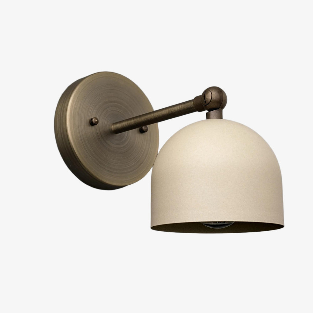 Metio Dome Industrial Modern Wall Sconce – Soft Ambient Light for Hallways