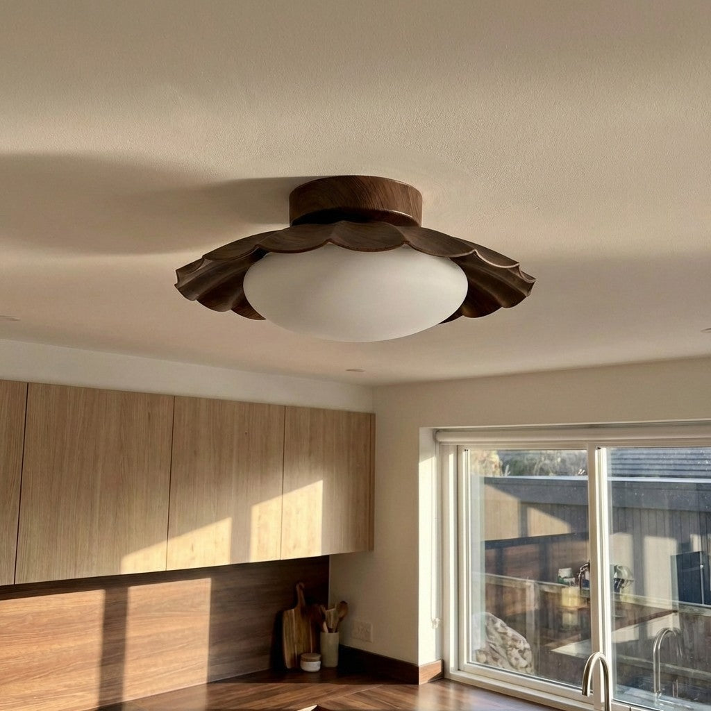 Lámpara de Techo Nubes de Flores Oribela - Diseño Metálico Moderno y Minimalista para Salas y Dormitorios