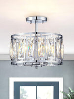 Load image into Gallery viewer, Modern Crystal Drum Ceiling Lamp
