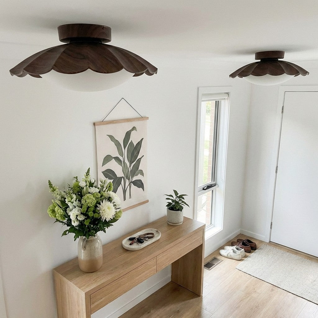 Lámpara de Techo Nubes de Flores Oribela - Diseño Metálico Moderno y Minimalista para Salas y Dormitorios