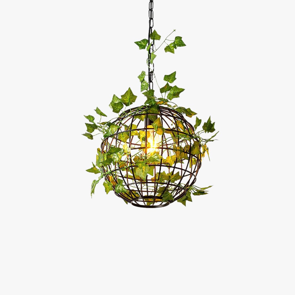 Suspension Verdeleia à plusieurs niveaux ornée de plantes – Lampe suspendue moderne pour la décoration intérieure