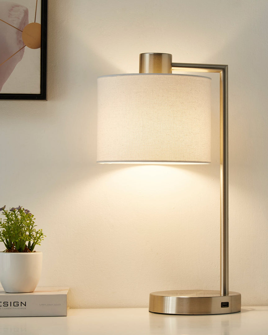 Beside Lamps with USB Port, Bedroom Lamps for Night Stands, Touch