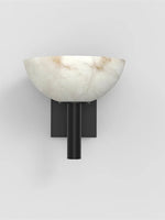 Load image into Gallery viewer, Modern Bowl Shade Marble Wall Sconce
