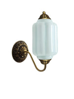 Load image into Gallery viewer, Vintage Milk Glass Sconce Bedside Hallway Eloise Wall Sconce
