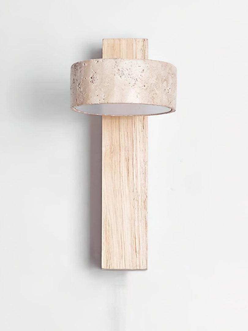 Nordic Travertine Rotatable Wall Lamp