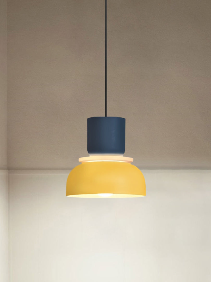 Macaron Acrylic Colorful Bowl Shade Pendant Light