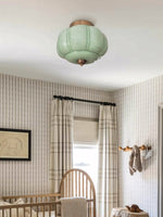 Load image into Gallery viewer, Retro Milk Semi Flush Mount Eloise Ceiling Light

