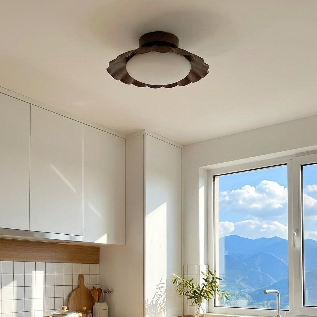 Lámpara de Techo Nubes de Flores Oribela - Diseño Metálico Moderno y Minimalista para Salas y Dormitorios