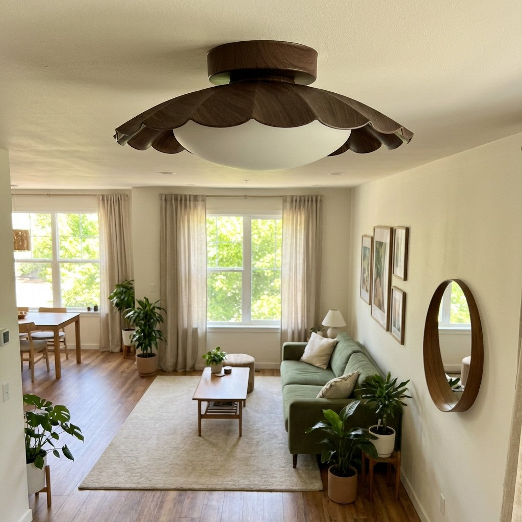 Lámpara de Techo Nubes de Flores Oribela - Diseño Metálico Moderno y Minimalista para Salas y Dormitorios