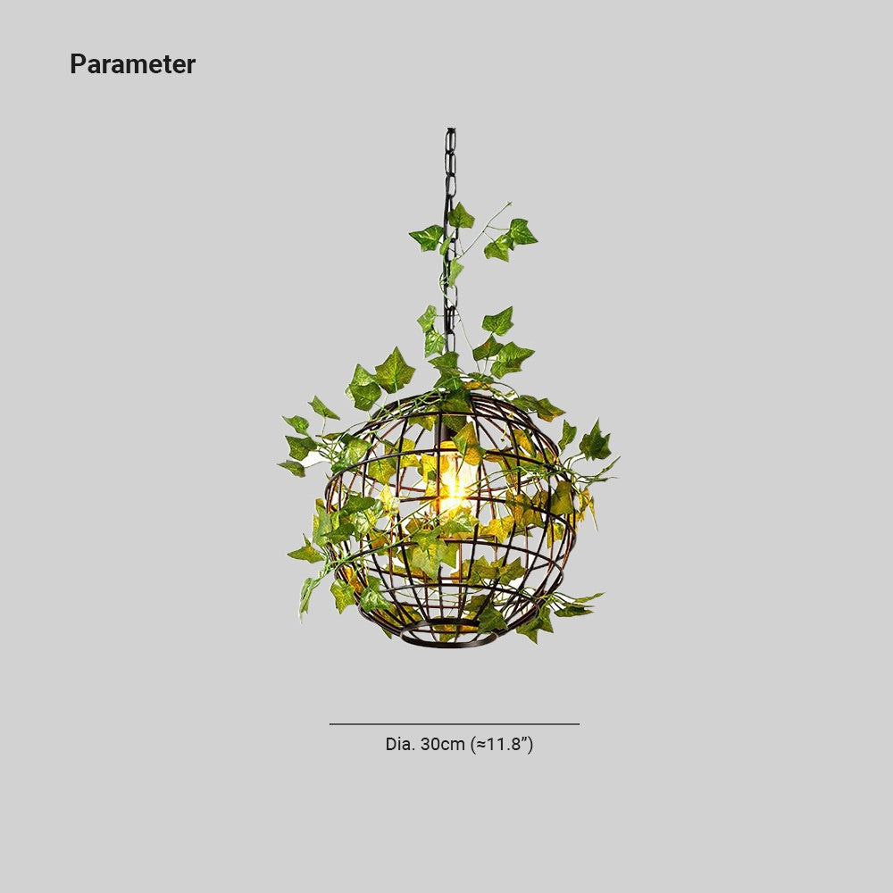 Suspension Verdeleia à plusieurs niveaux ornée de plantes – Lampe suspendue moderne pour la décoration intérieure