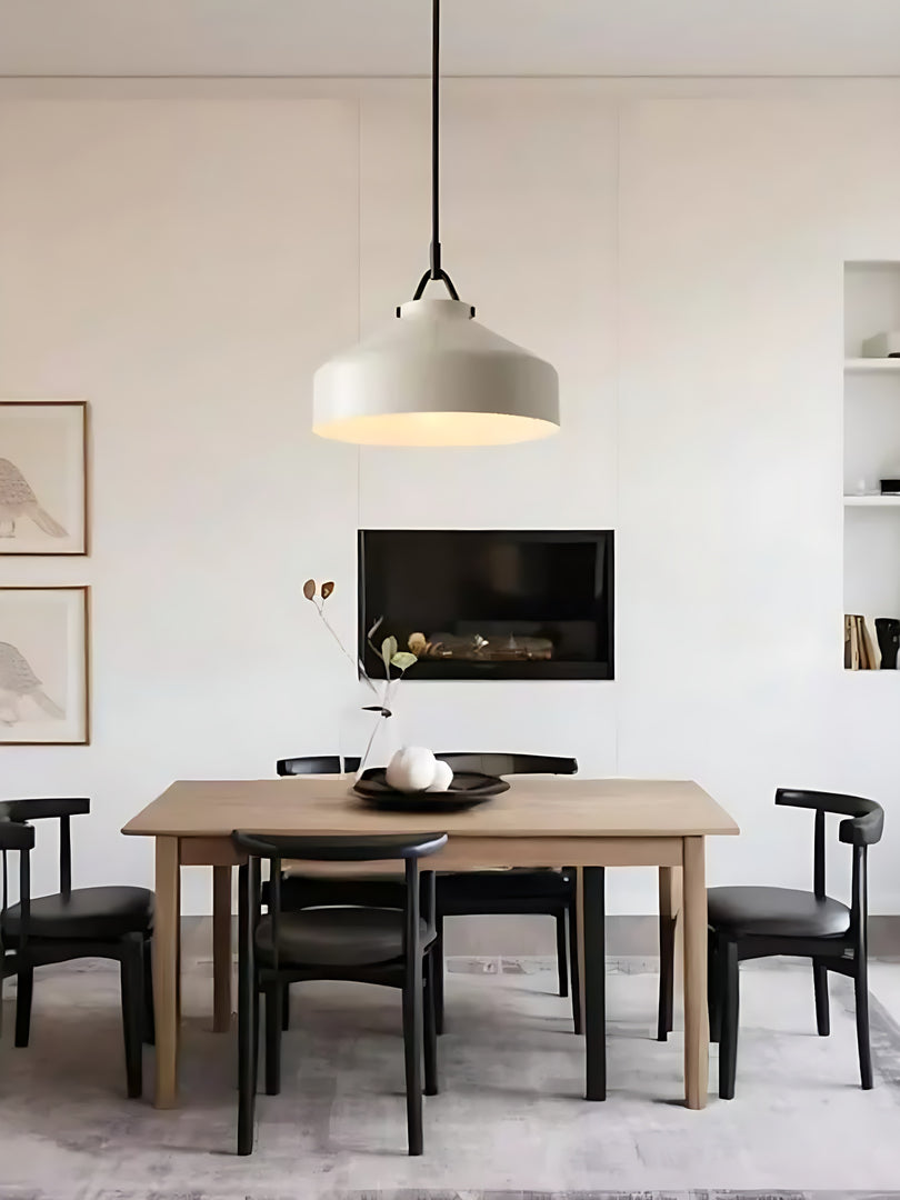 Lámpara colgante de metal minimalista nórdica 