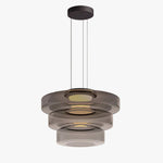 Load image into Gallery viewer, Verdoma Stacked Disc Form Glass Pendant Light Contemporary Nordic Lighting for Kitchens