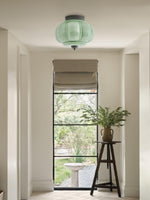 Load image into Gallery viewer, Retro Milk Semi Flush Mount Eloise Ceiling Light
