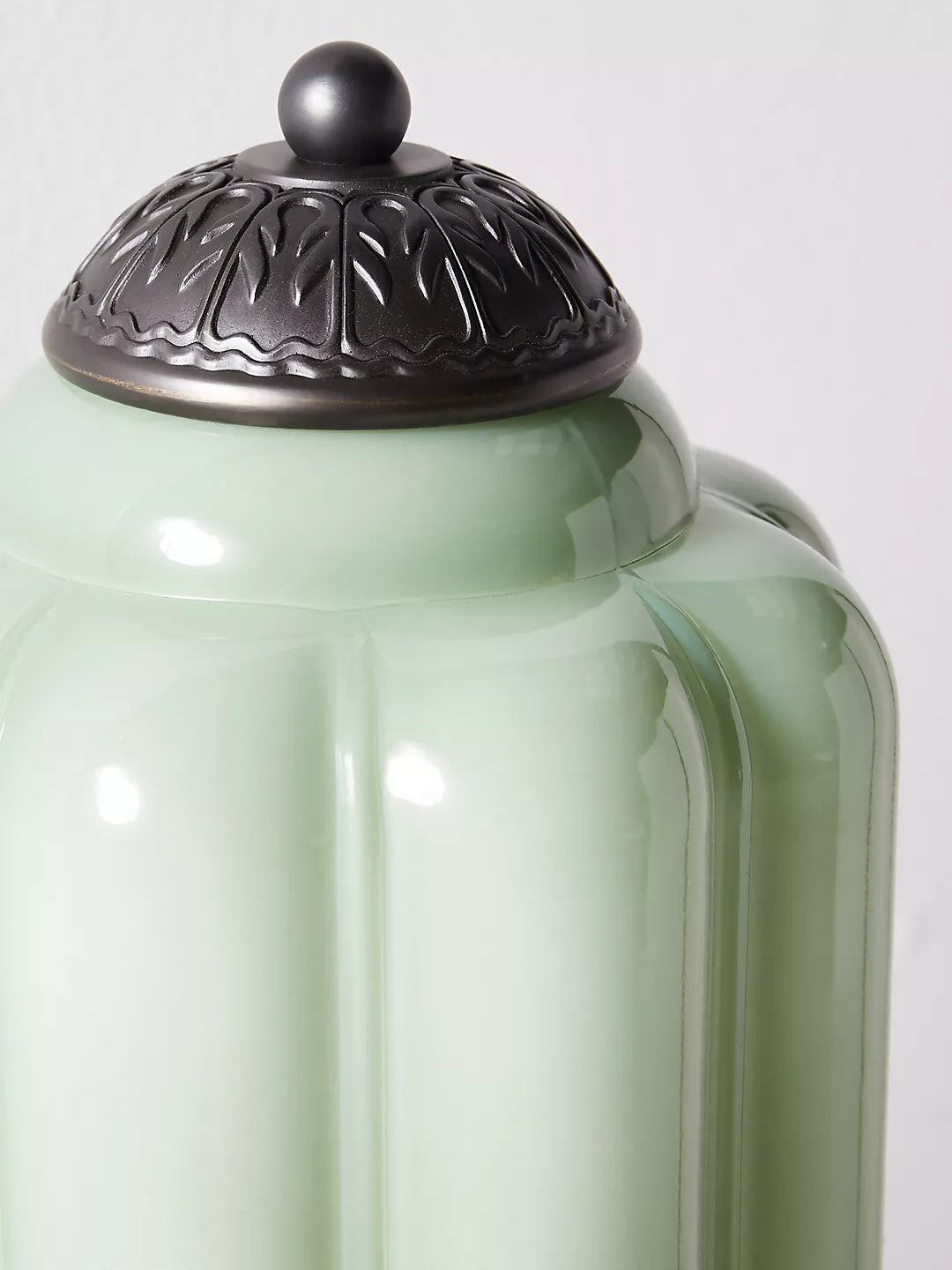 Applique murale vintage en verre laiteux pour chevet, couloir, Eloise 