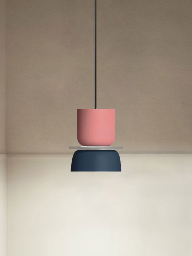 Macaron Acrylic Colorful Bowl Shade Pendant Light
