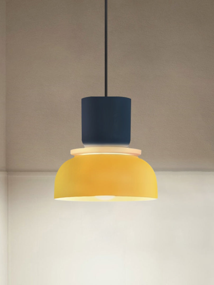 Macaron Acrylic Colorful Bowl Shade Pendant Light