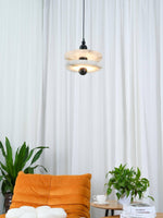 Load image into Gallery viewer, Disc Flying Saucer Marble Pendant Light

