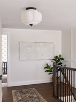 Load image into Gallery viewer, Retro Milk Semi Flush Mount Eloise Ceiling Light
