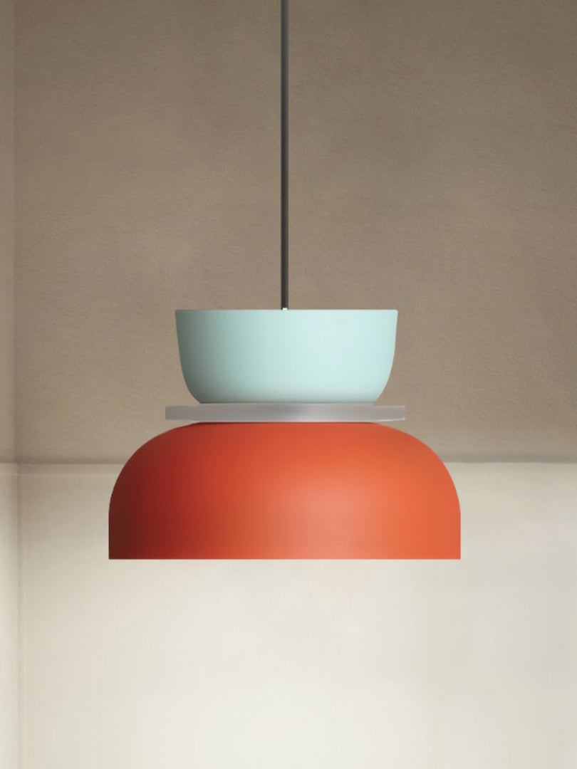 Macaron Acrylic Colorful Bowl Shade Pendant Light
